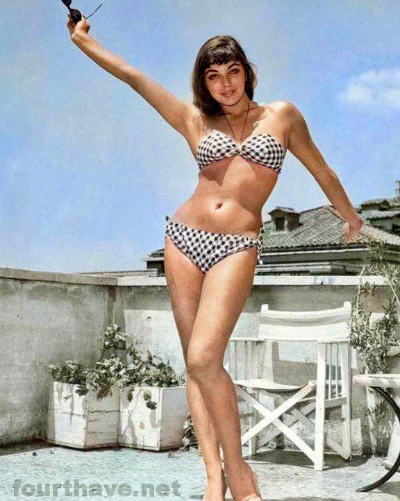 Joan Collins in a sexy bikini