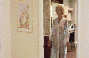 Leslie Easterbrook goes to the closet