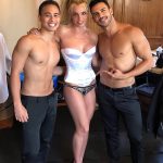 Britney Spears is sexy with two dancers